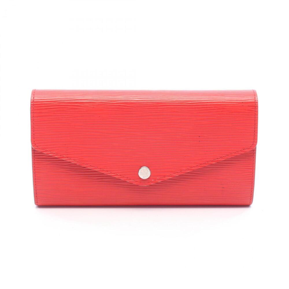 Louis Vuitton Portefeuille Sarah Bi-fold Long Wallet, Leather, Epi Women's, O...